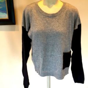 100% Cashmere sweater XL Premise black gray